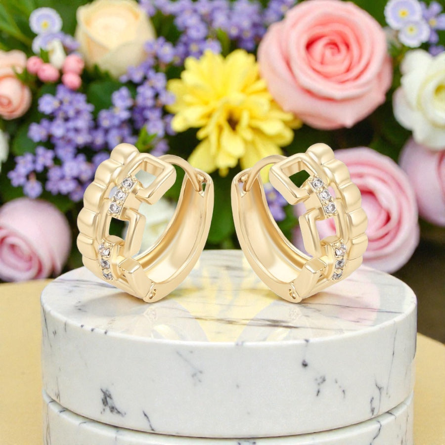 Позлатени обеци "Мая"