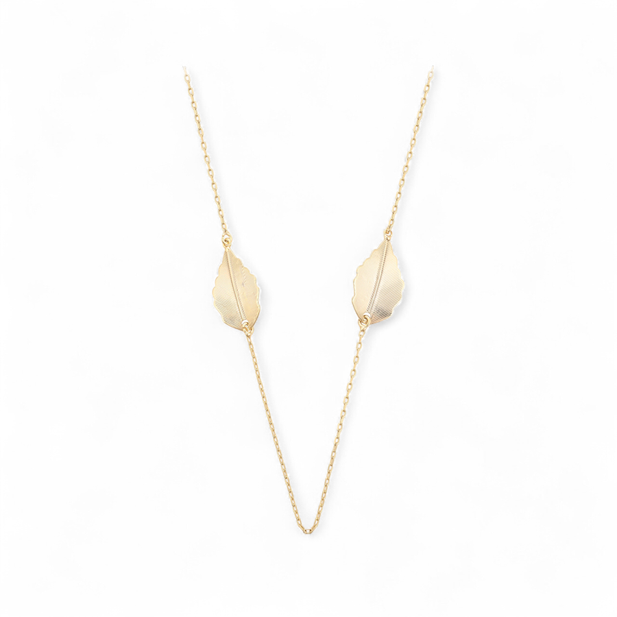 Позлатено колие - листа