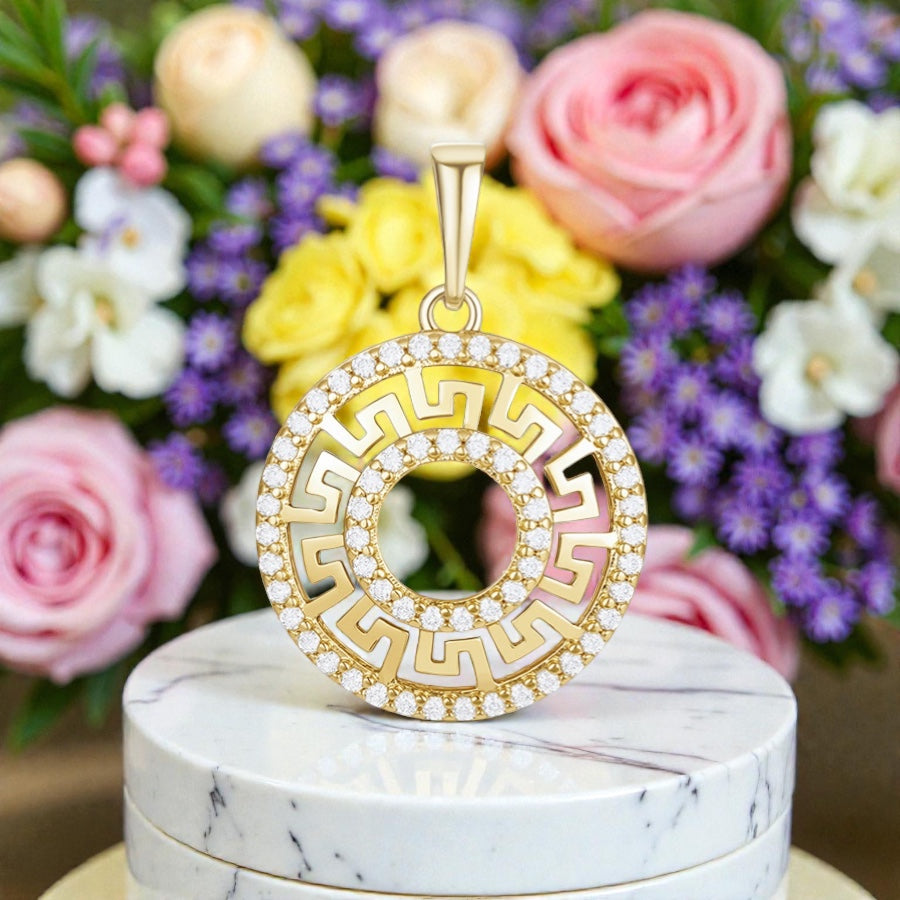 Позлатено колие "Сия"