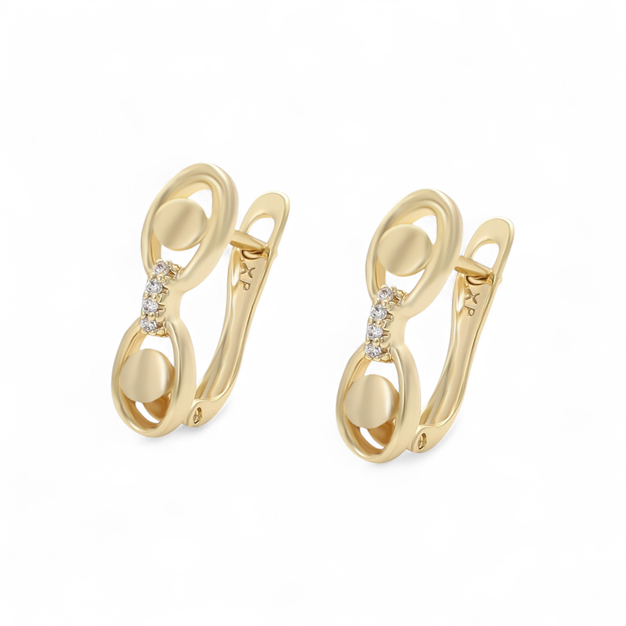 Позлатени обеци "Сияние"