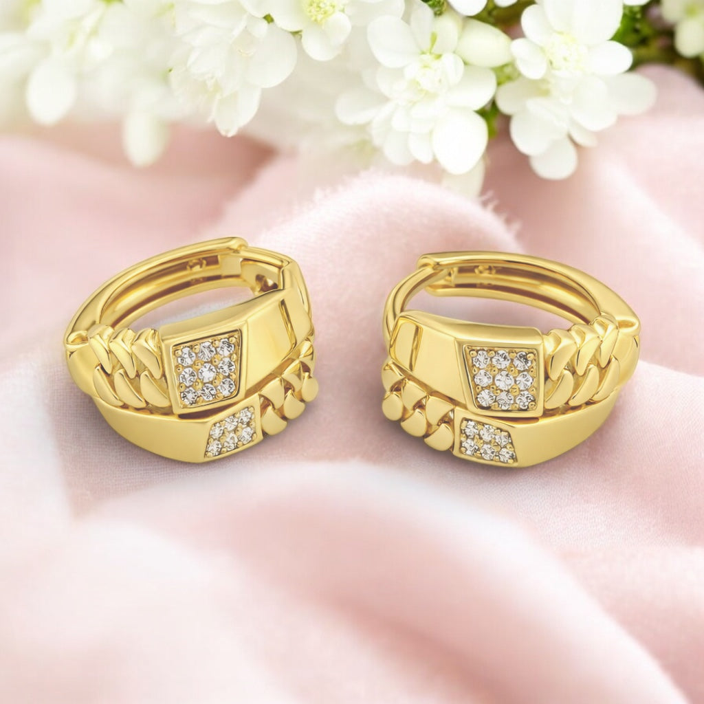 Позлатени обеци "Марго"