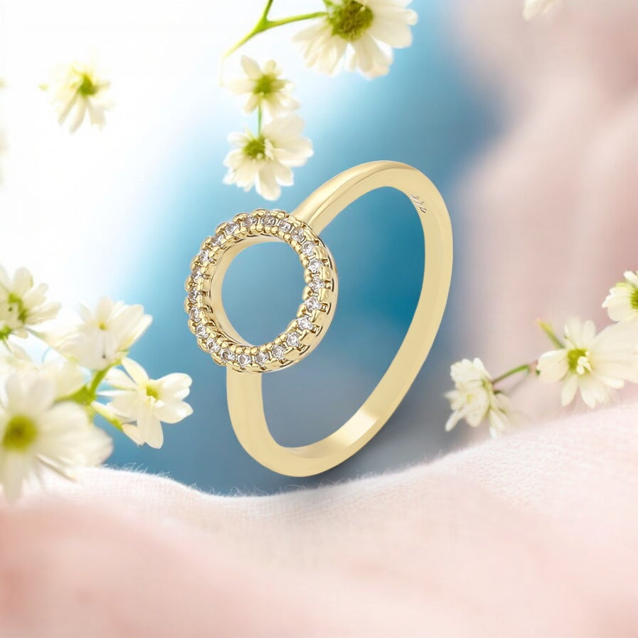 Позлатен пръстен "Кръг"