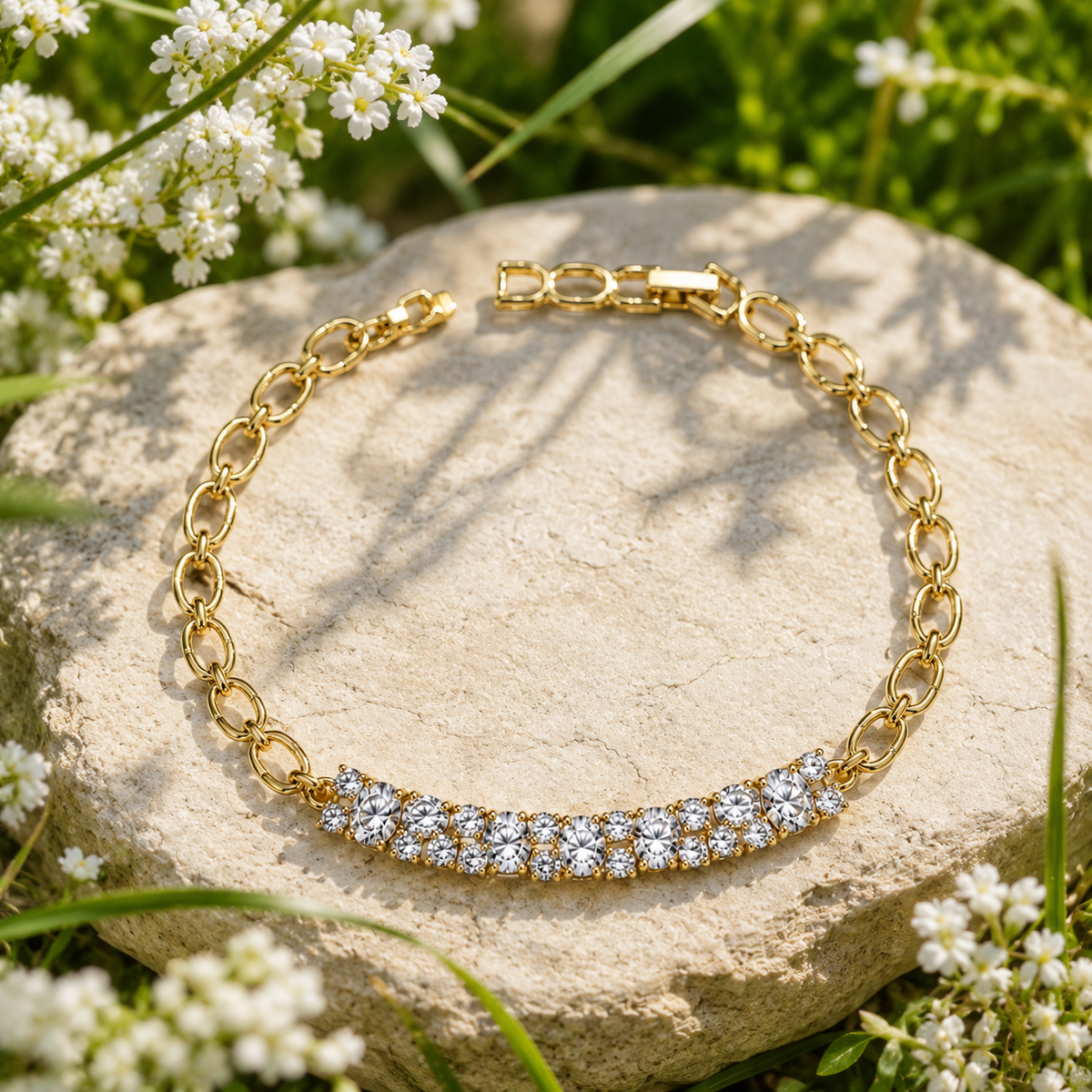 Позлатена гривна „Амалия“