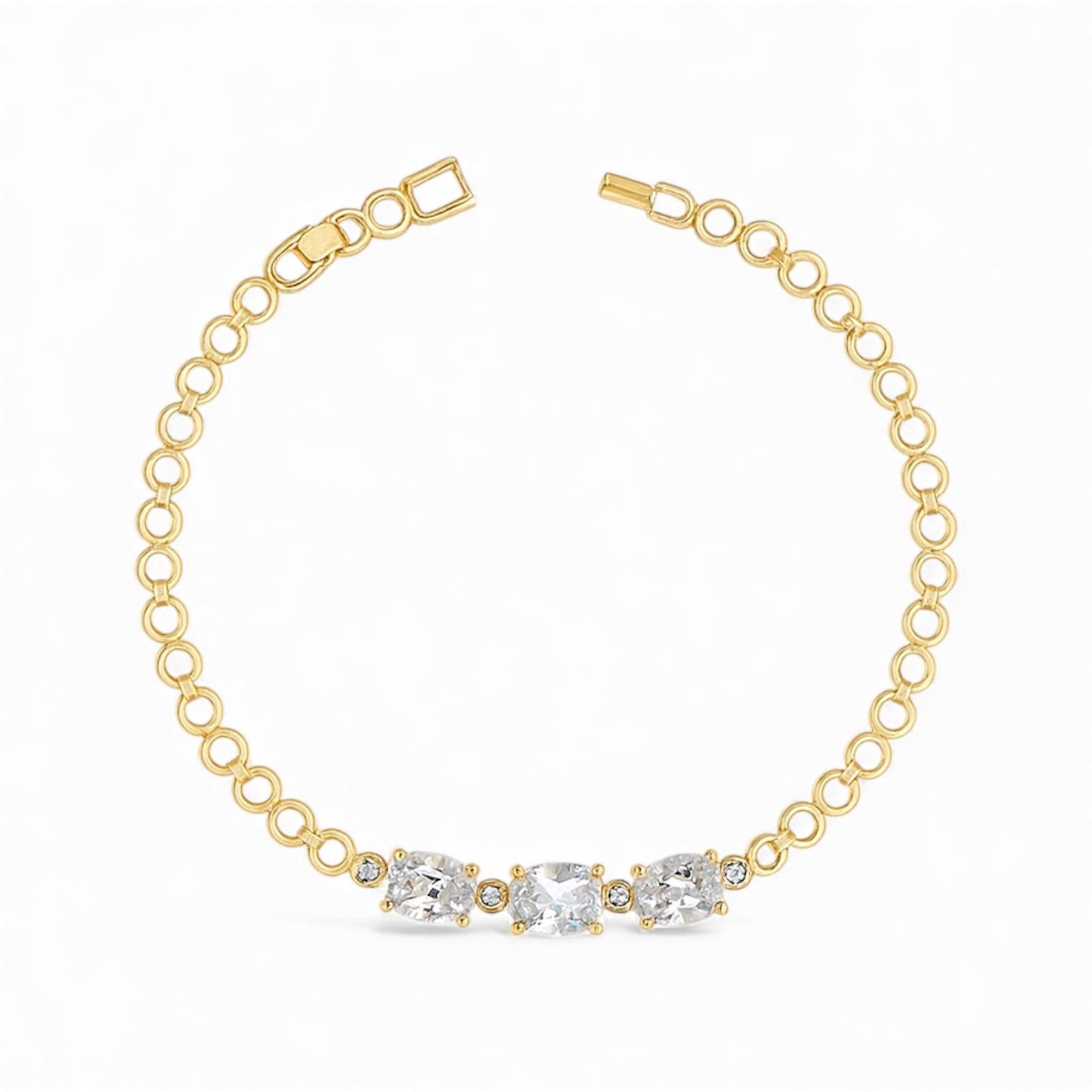 Позлатена гривна "Вики"