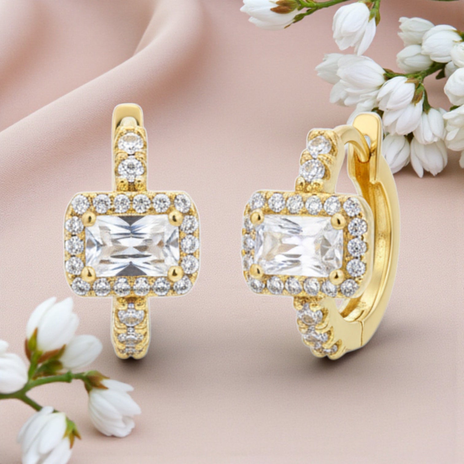 Позлатени обеци "Гери"