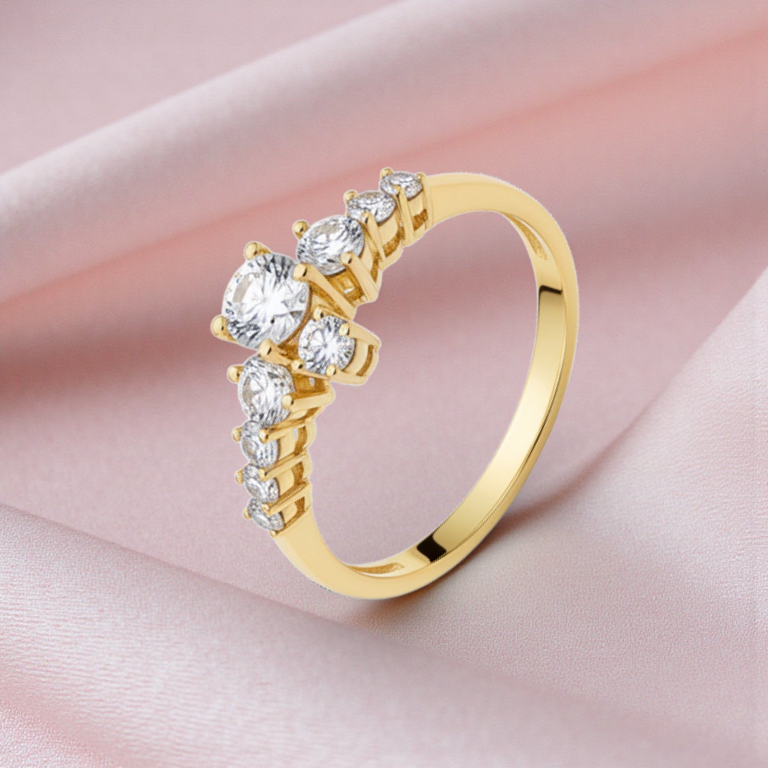 Позлатен нежен пръстен