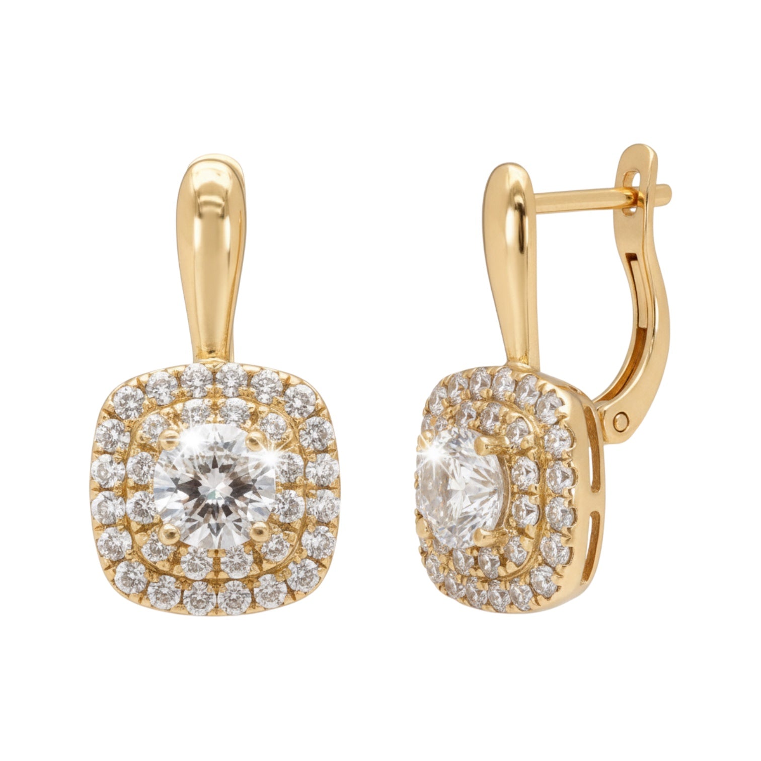 Позлатени обеци "Рай"