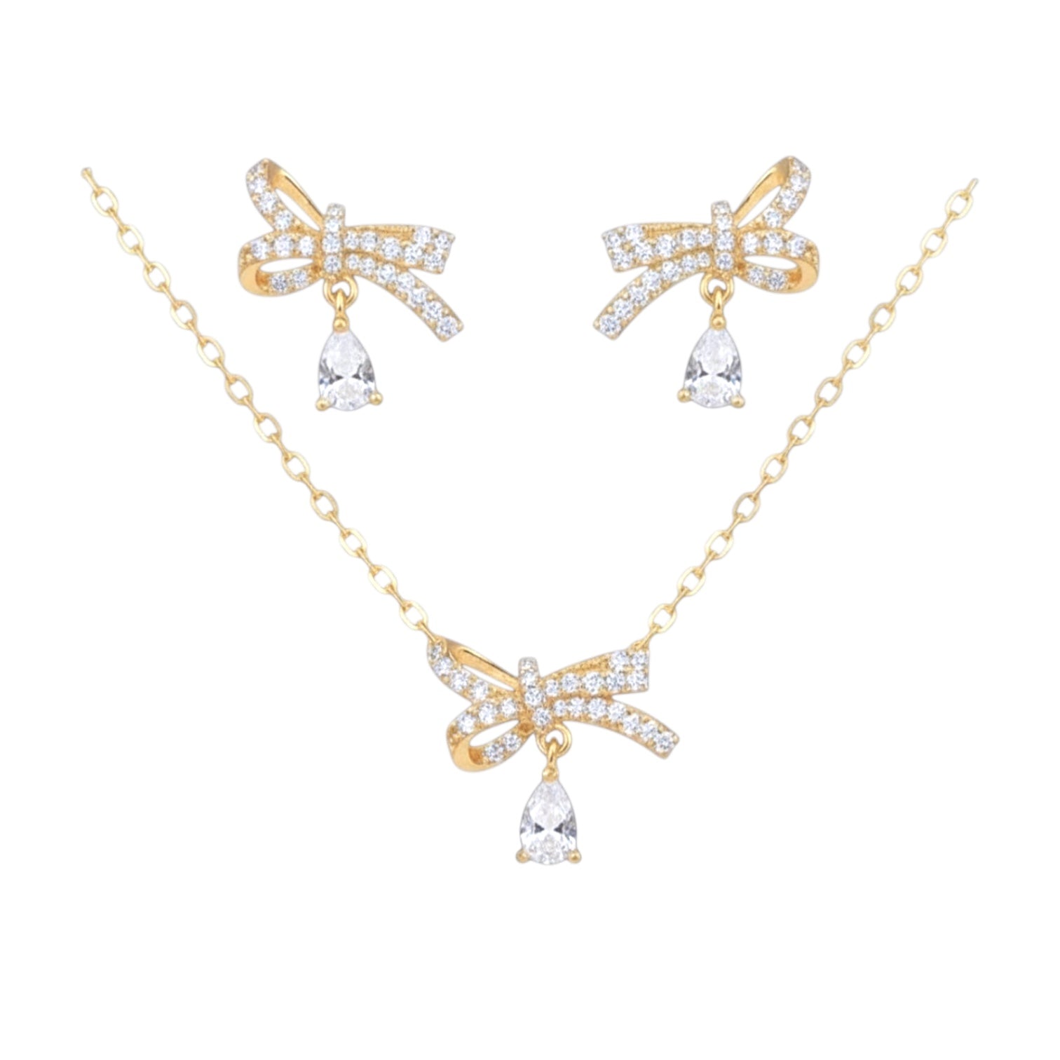 Позлатен комплект "Панделка"