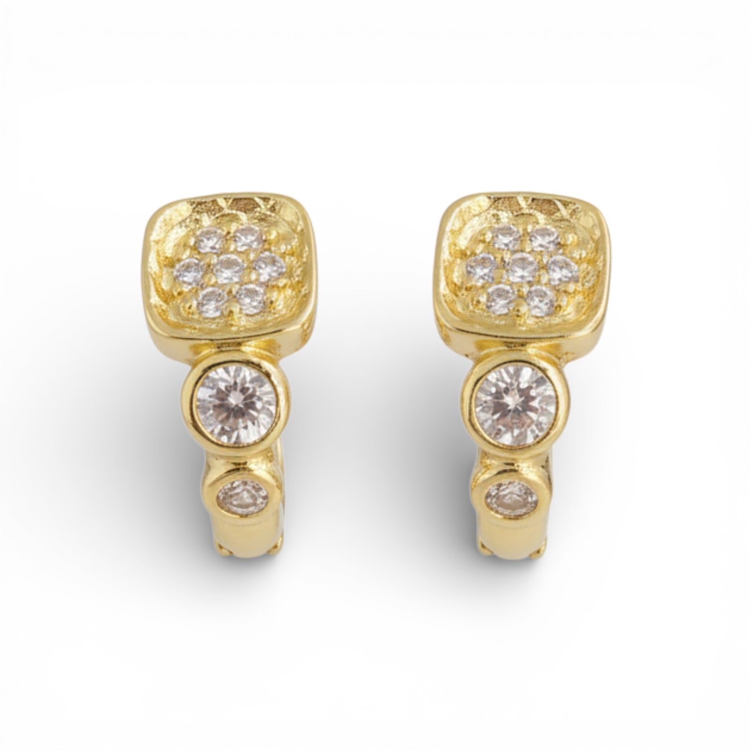 Позлатени обеци "Деси"