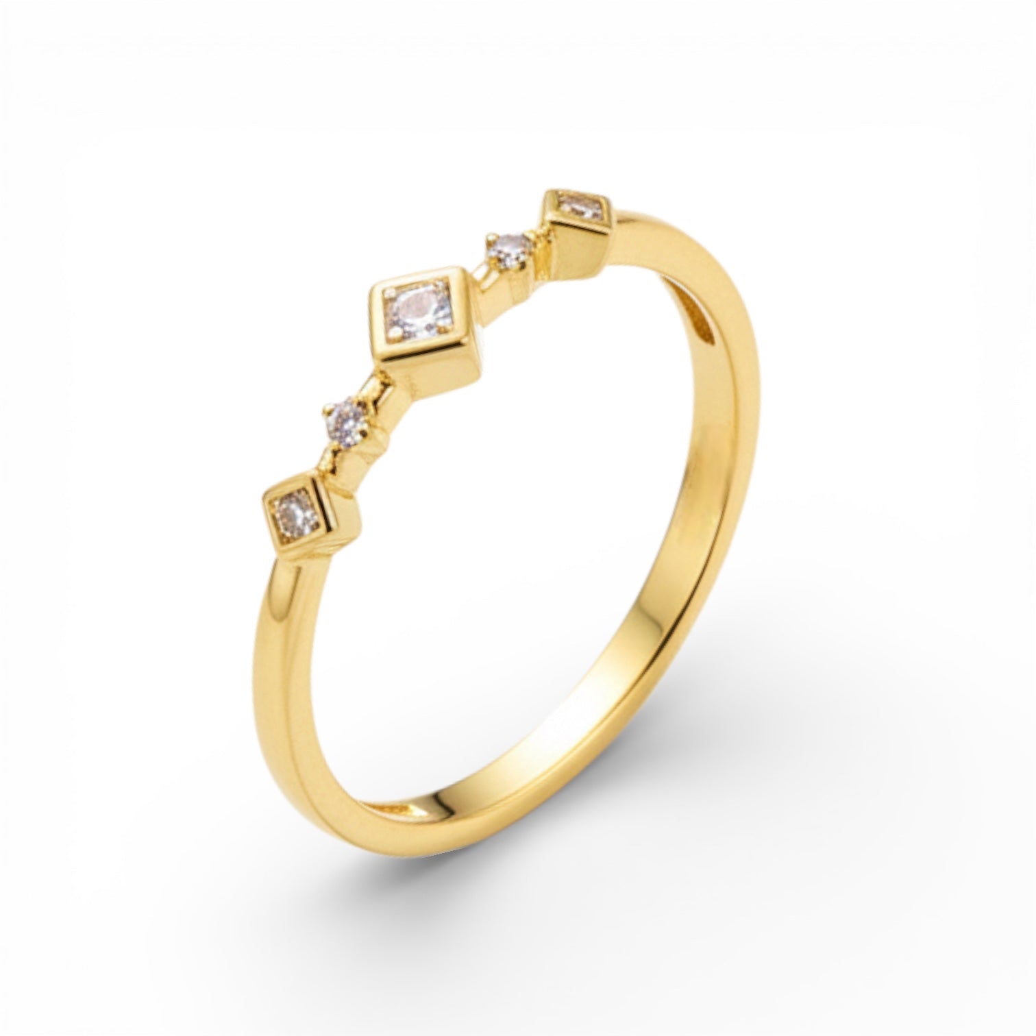 Позлатен пръстен "Минималист"