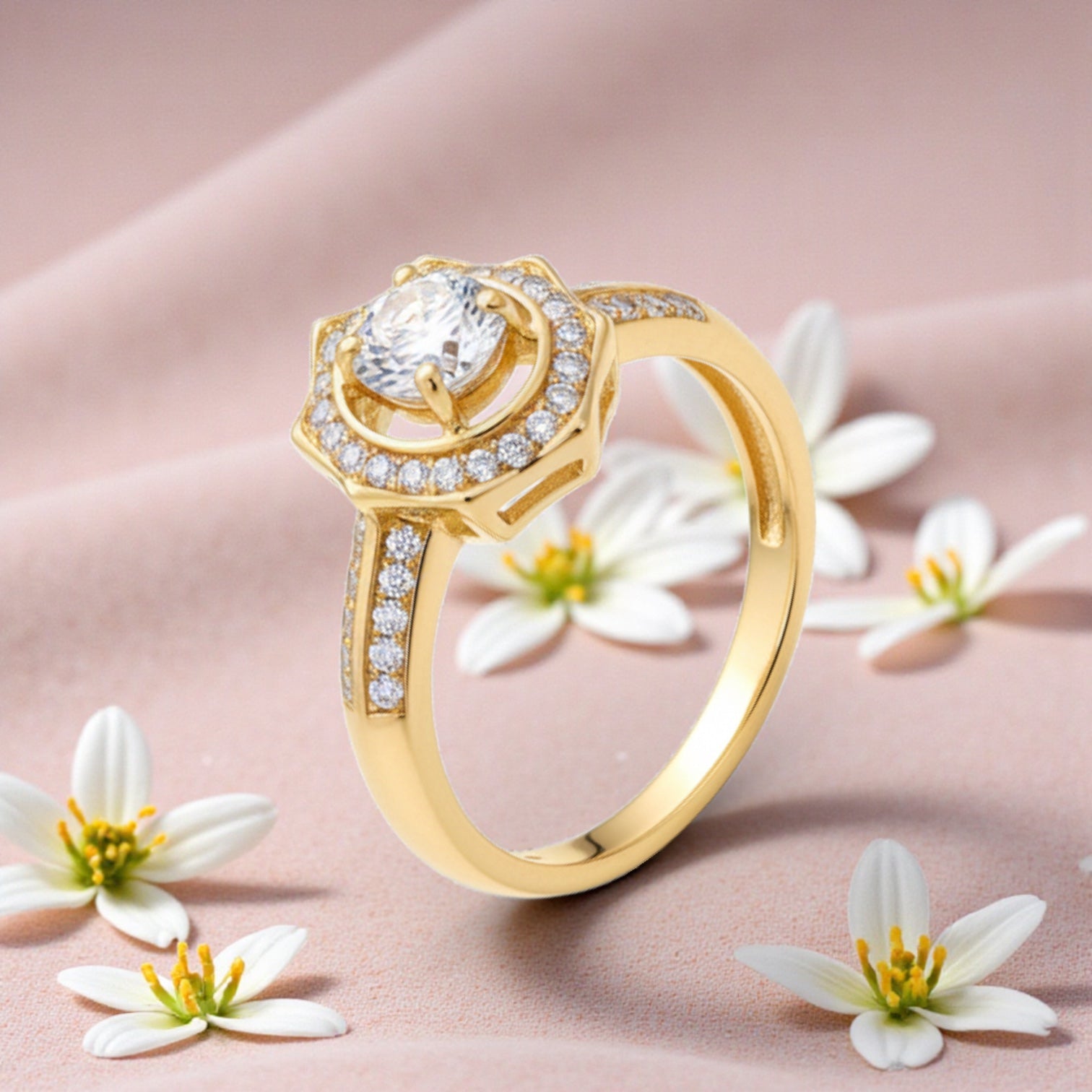 Позлатен пръстен "Роял"