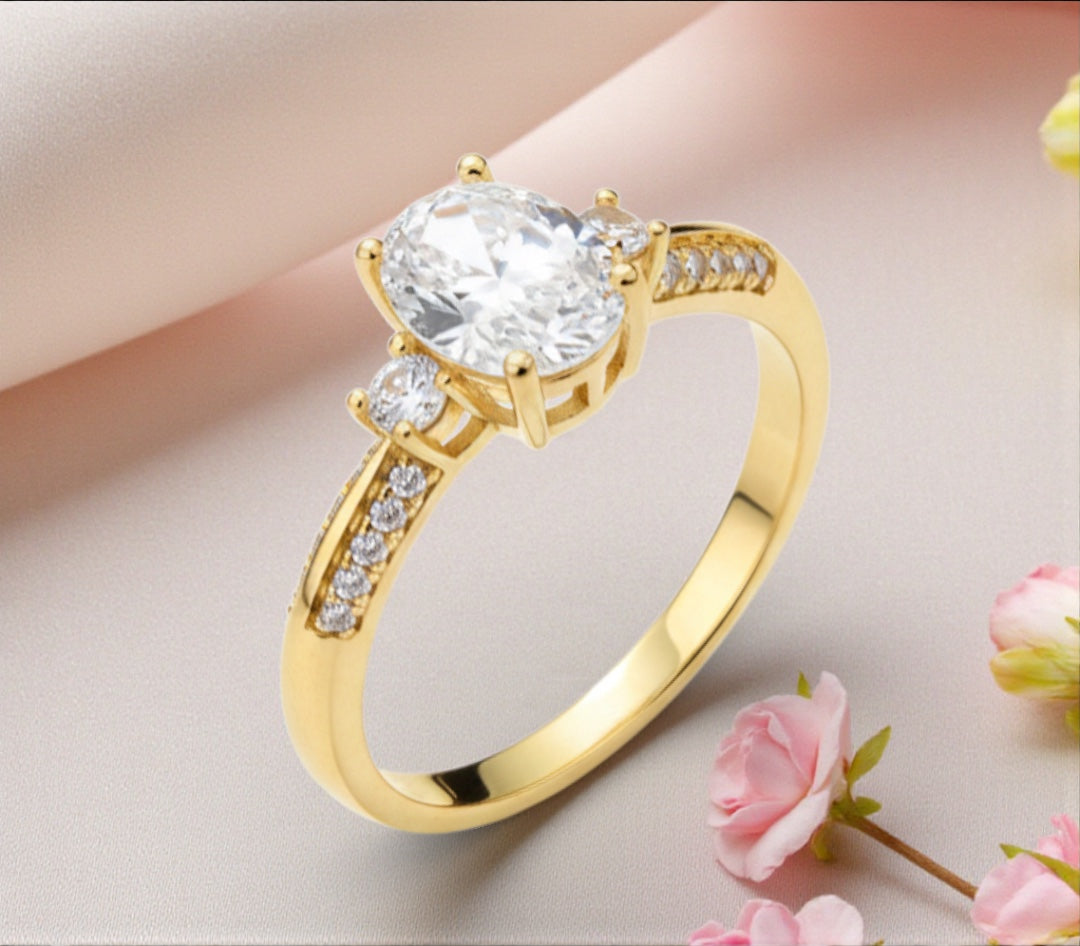 Позлатен пръстен "Зара"