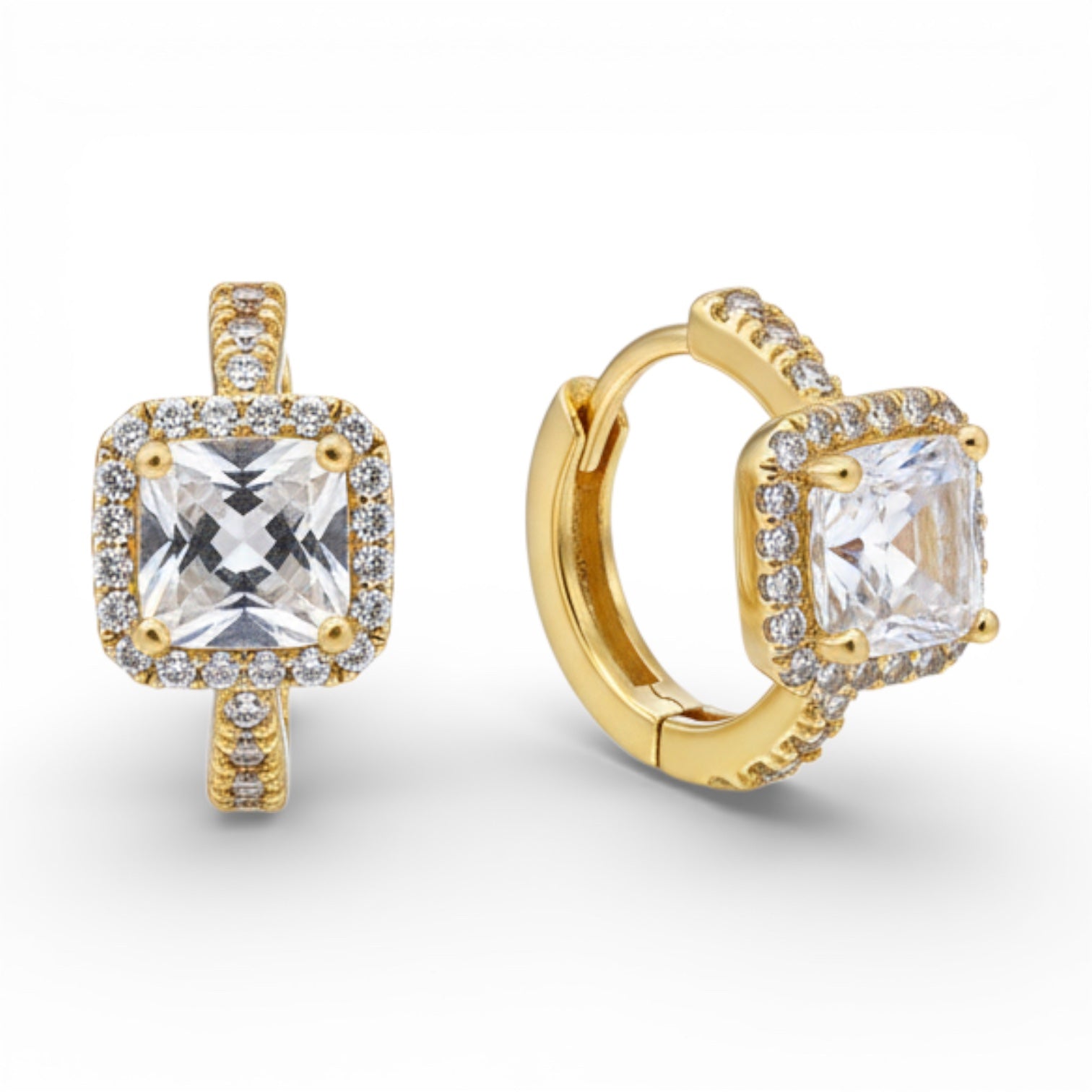 Позлатени обеци "Мир"