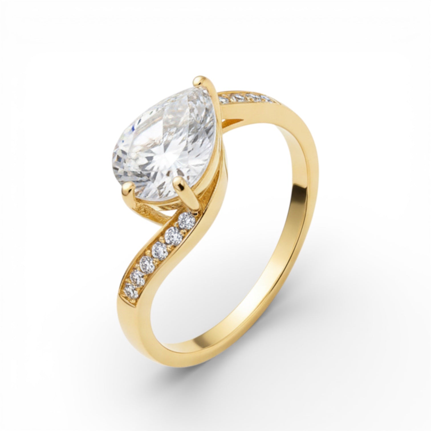 Позлатен пръстен "Сия"