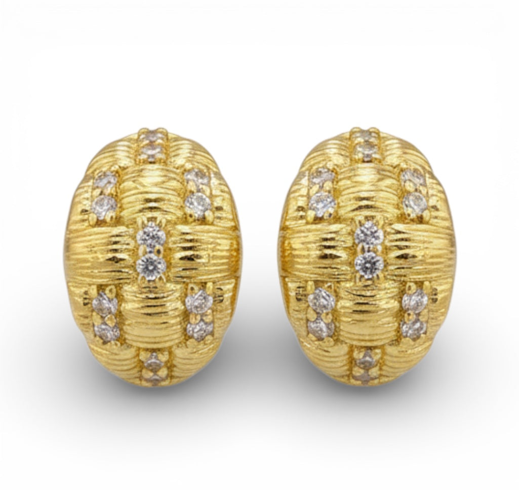 Позлатени обеци "Вики"