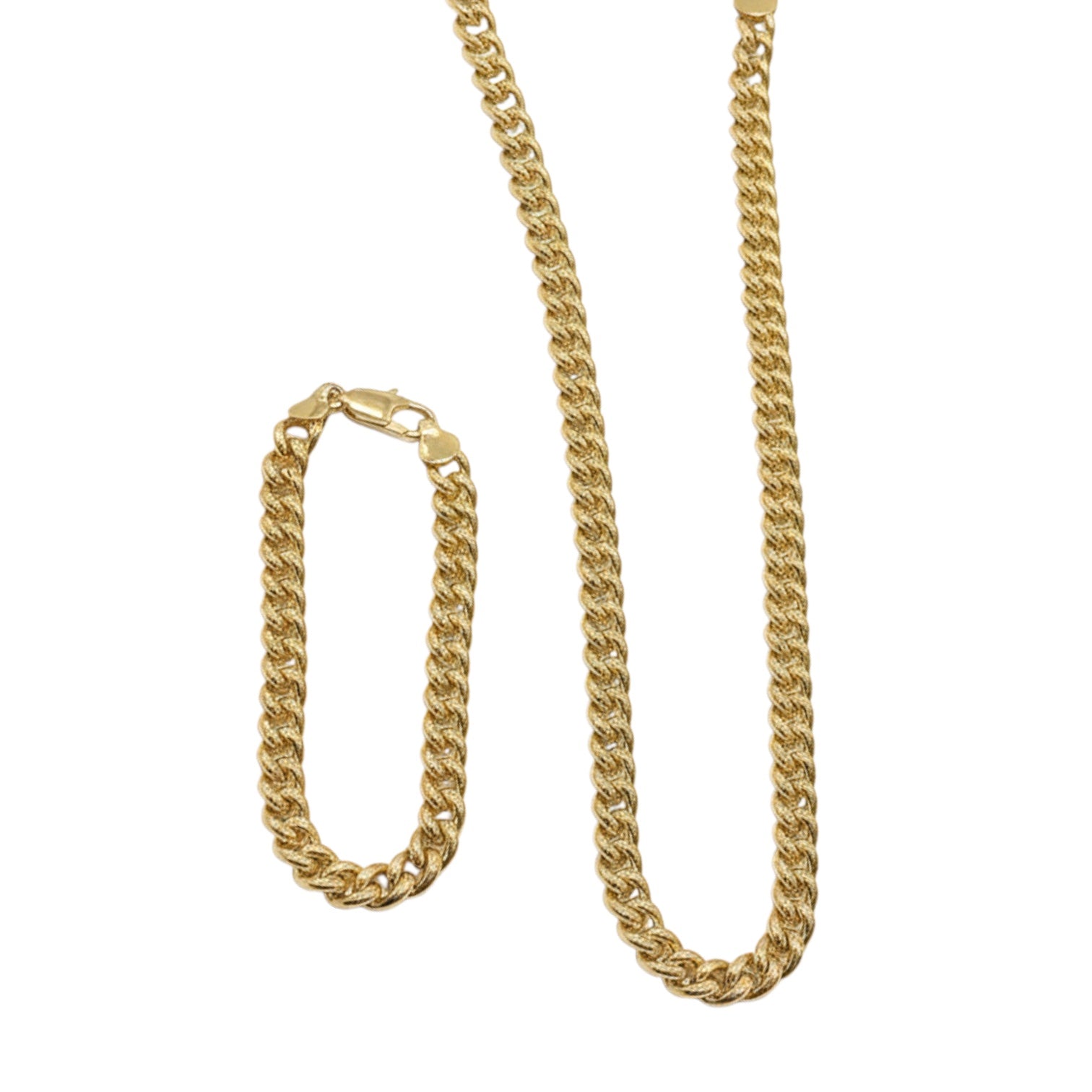 Позлатен масивен комплект