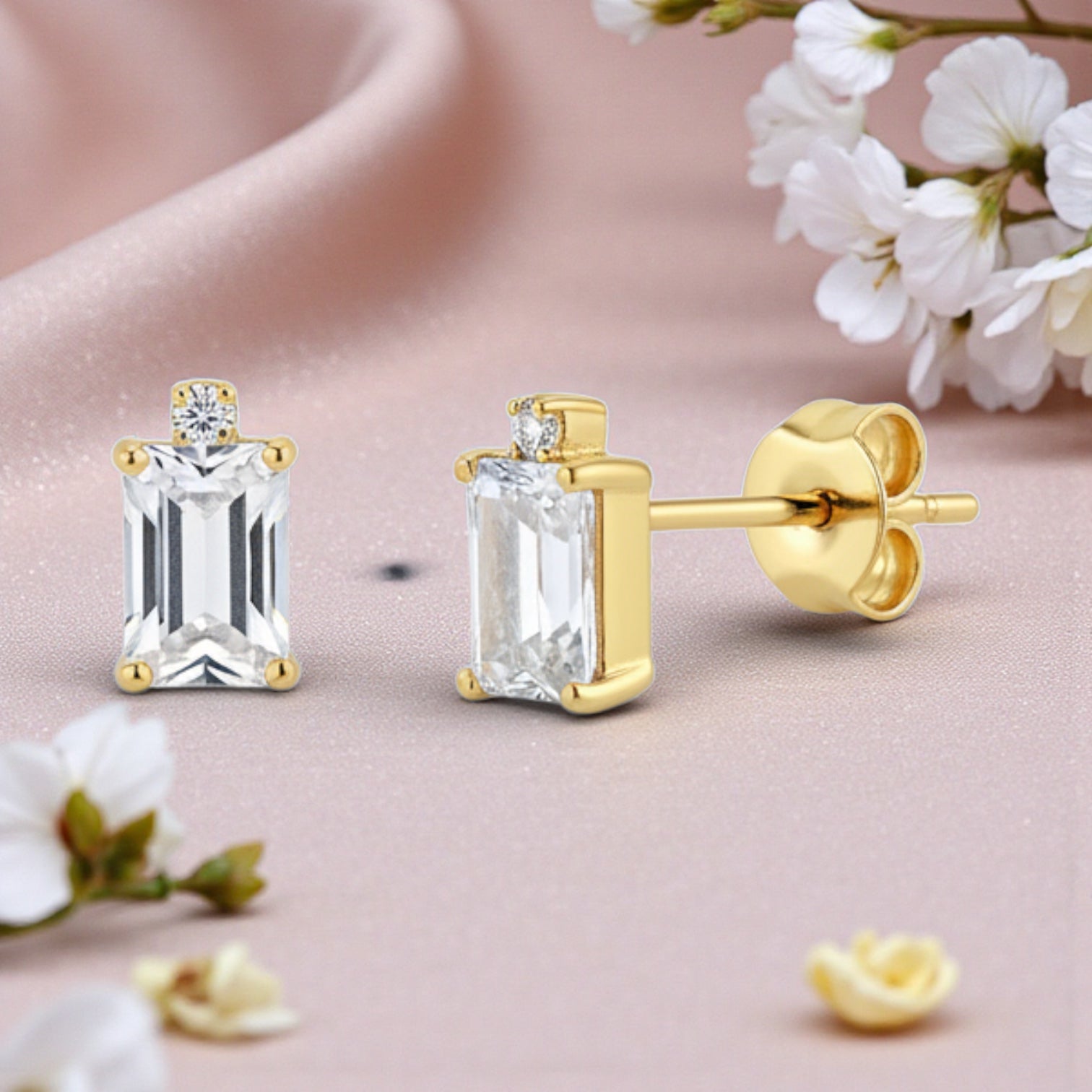 ПОДАРЪК позлатени обеци