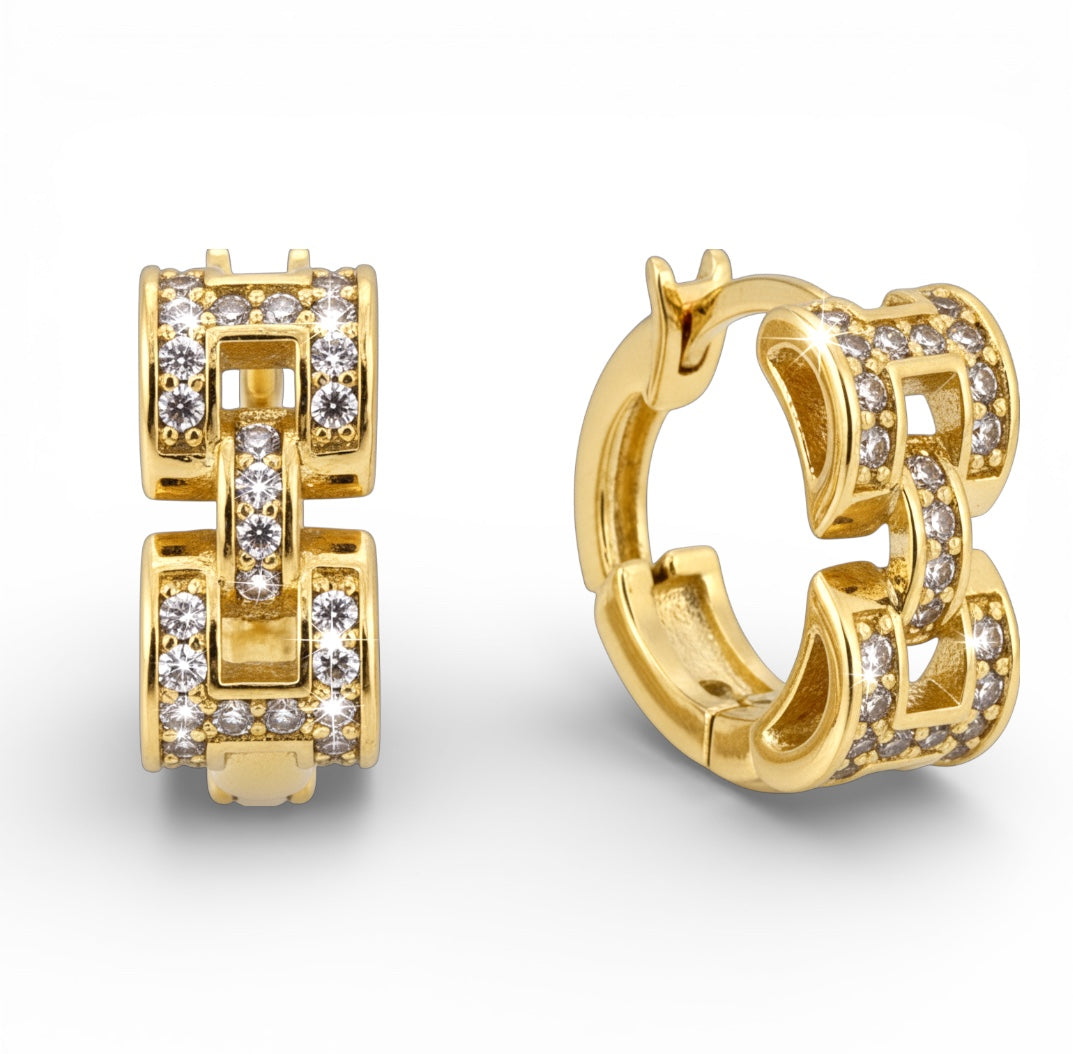 Позлатени обеци "Кари"