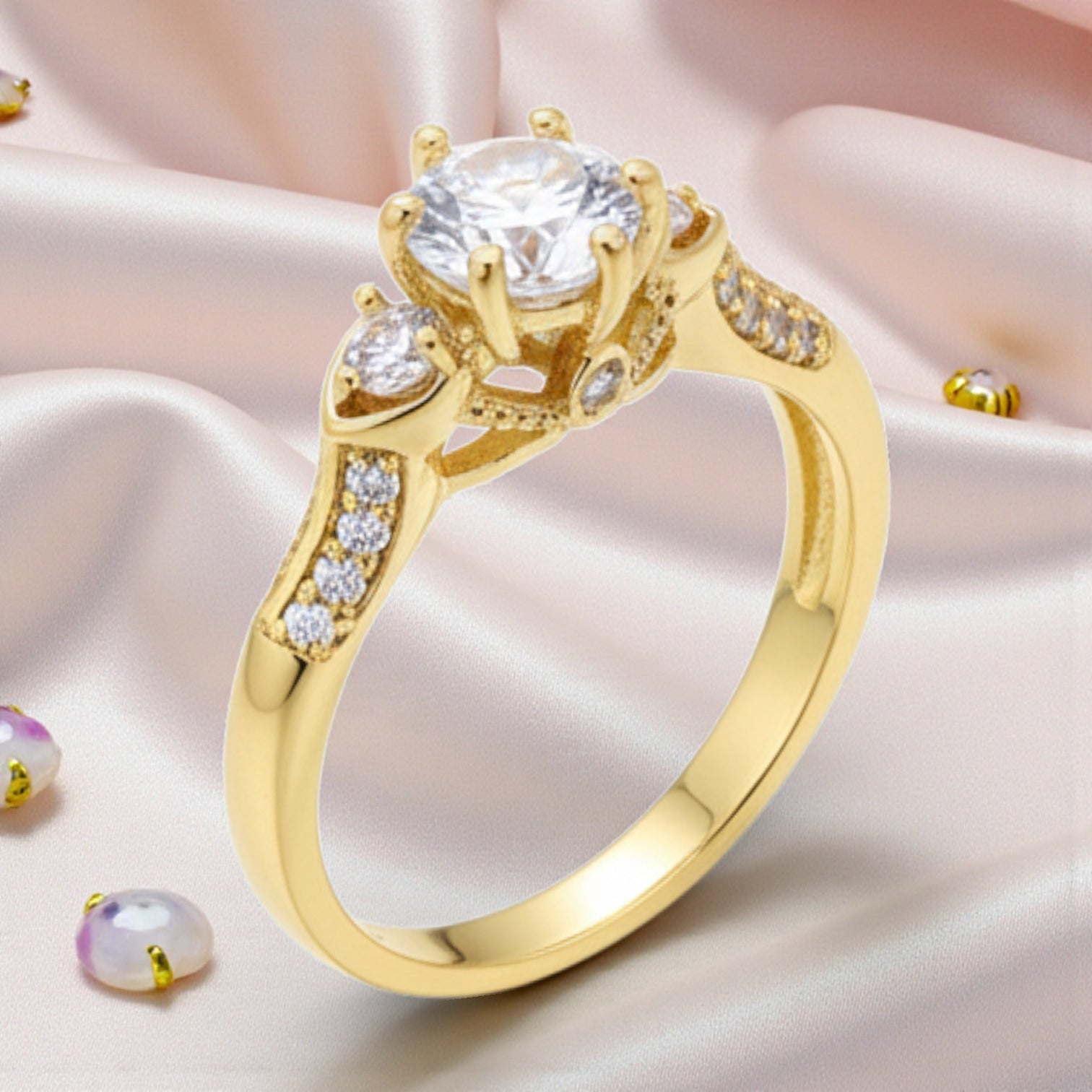 Позлатен пръстен "Лора"