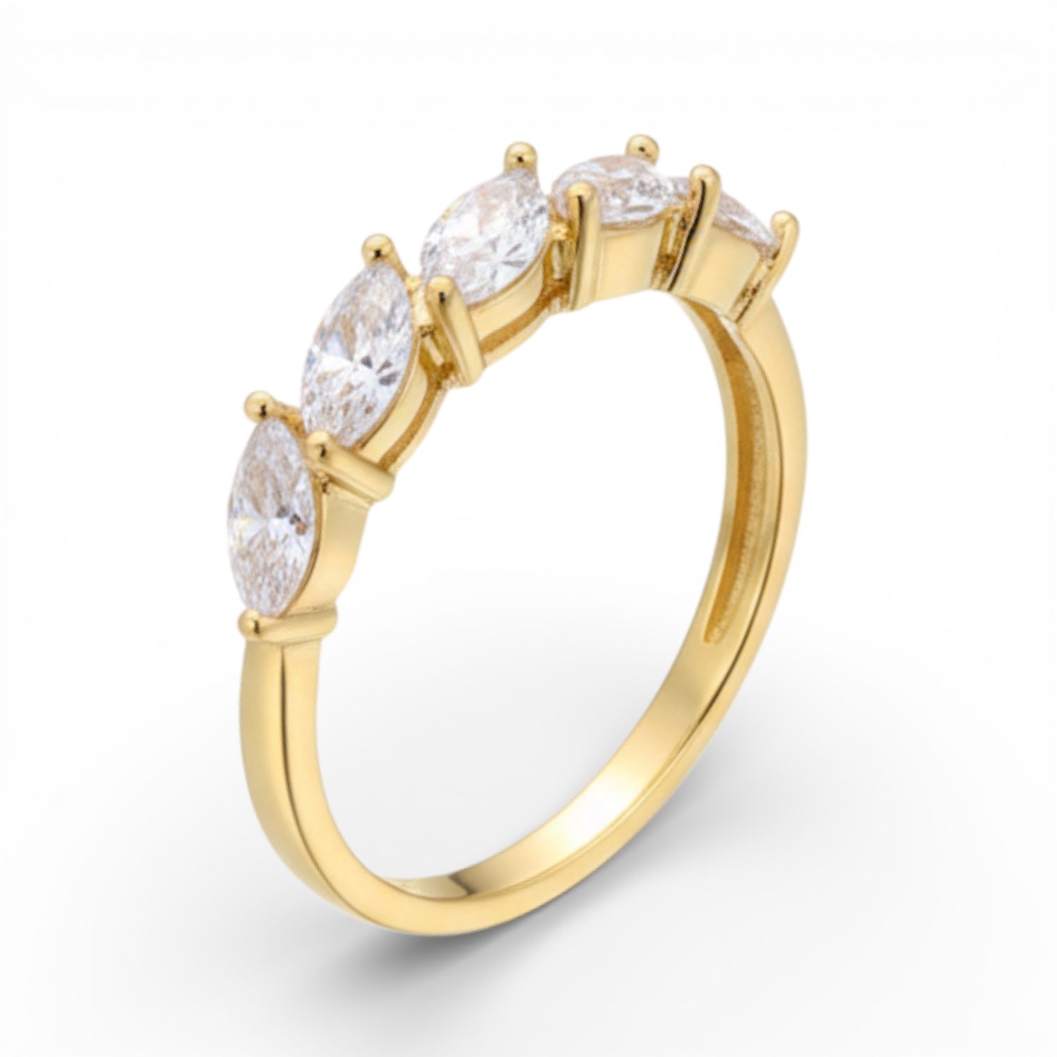 Позлатен пръстен "Елина"