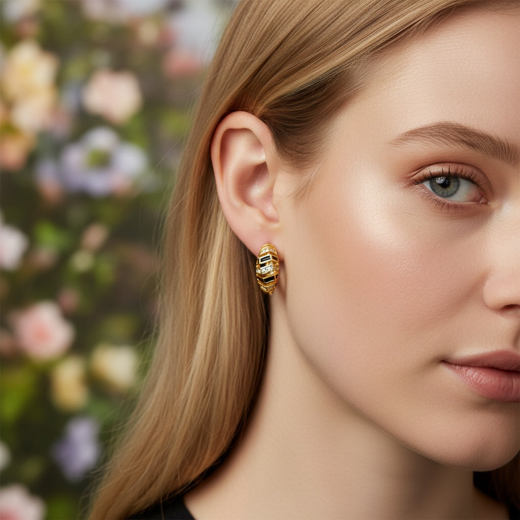 Позлатени обеци "Дия"