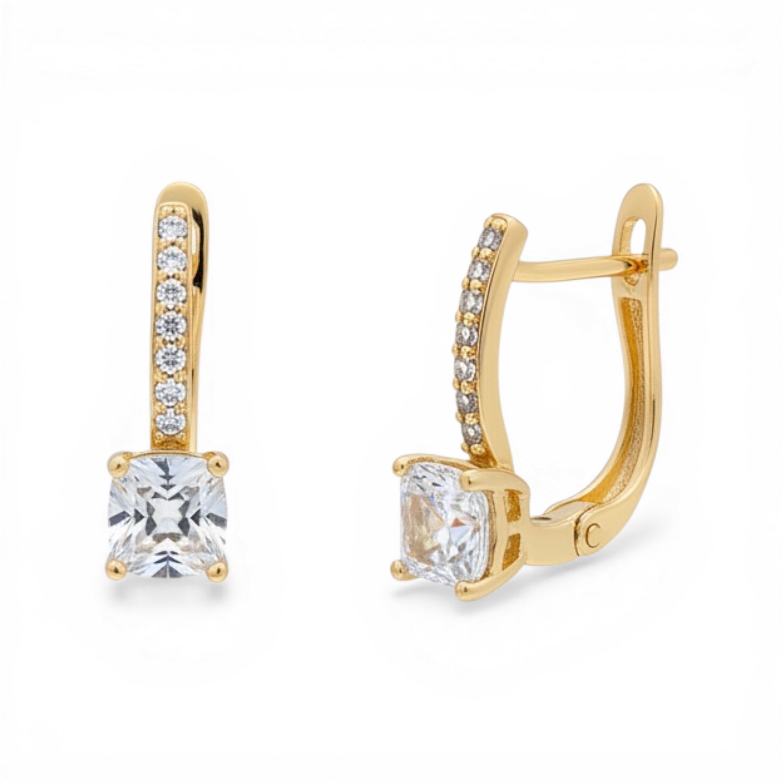 Позлатени обеци "Аурора"