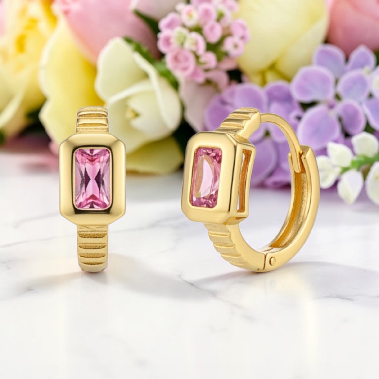 Позлатени обеци "Али"