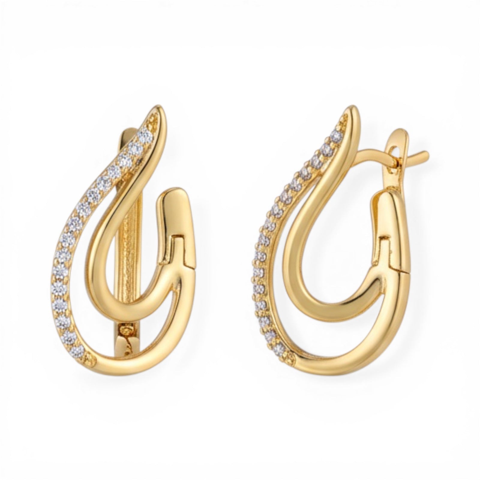 Позлатени обеци "Мими"