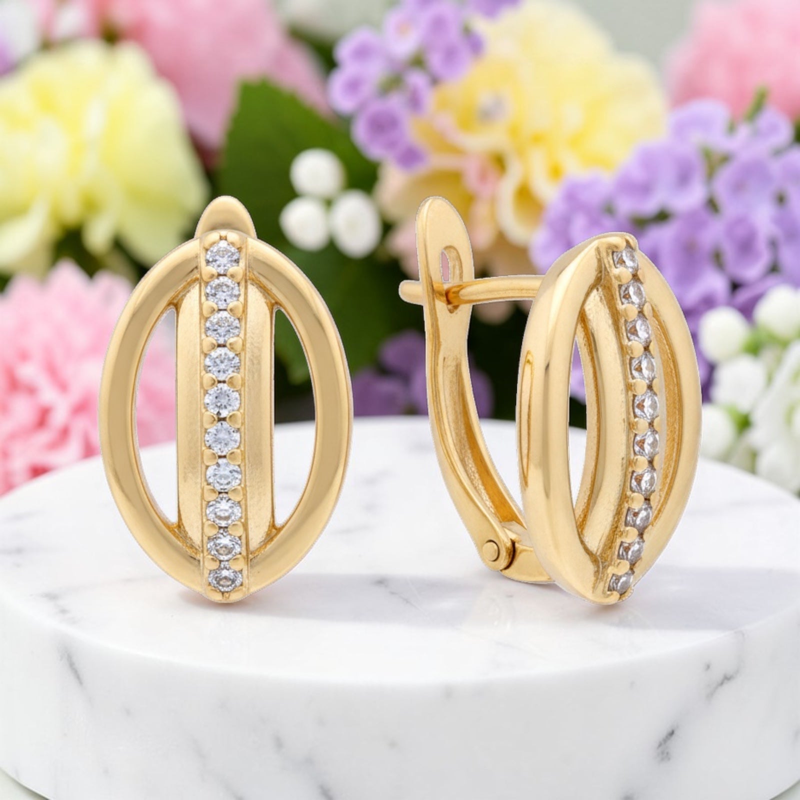 Позлатени обеци "Вили"