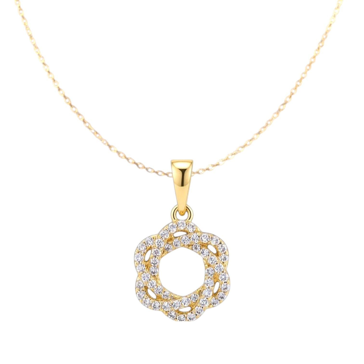 Позлатено колие "Еуфория"