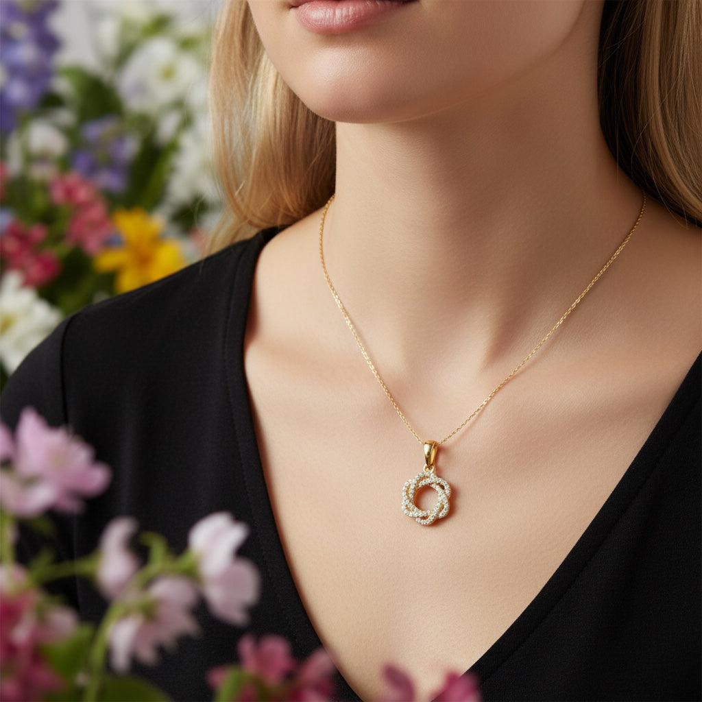 Позлатено колие "Еуфория"