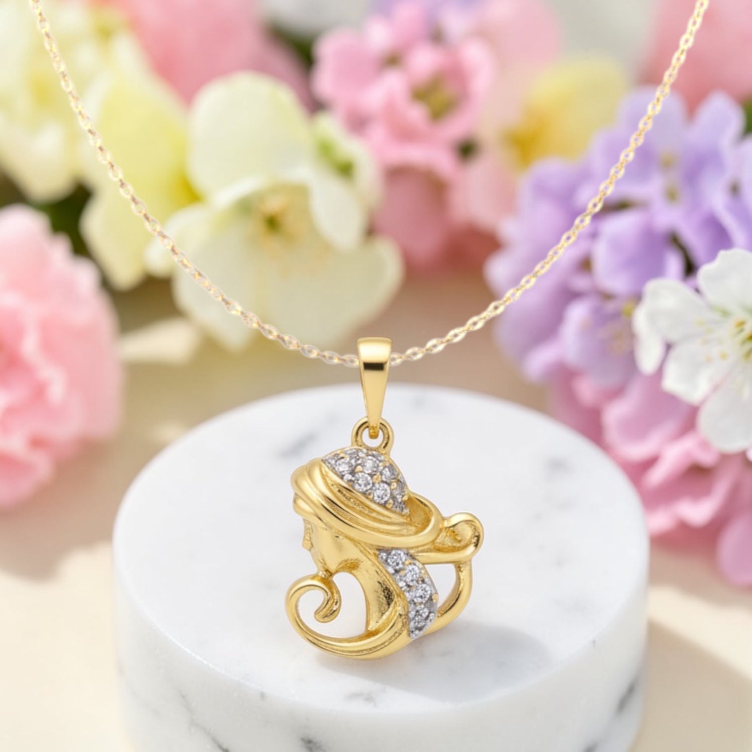 Позлатено колие "Афродита"