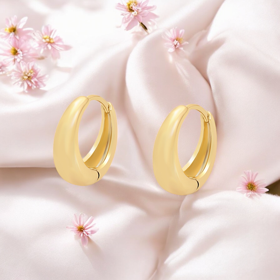 Позлатени халки "Капка"