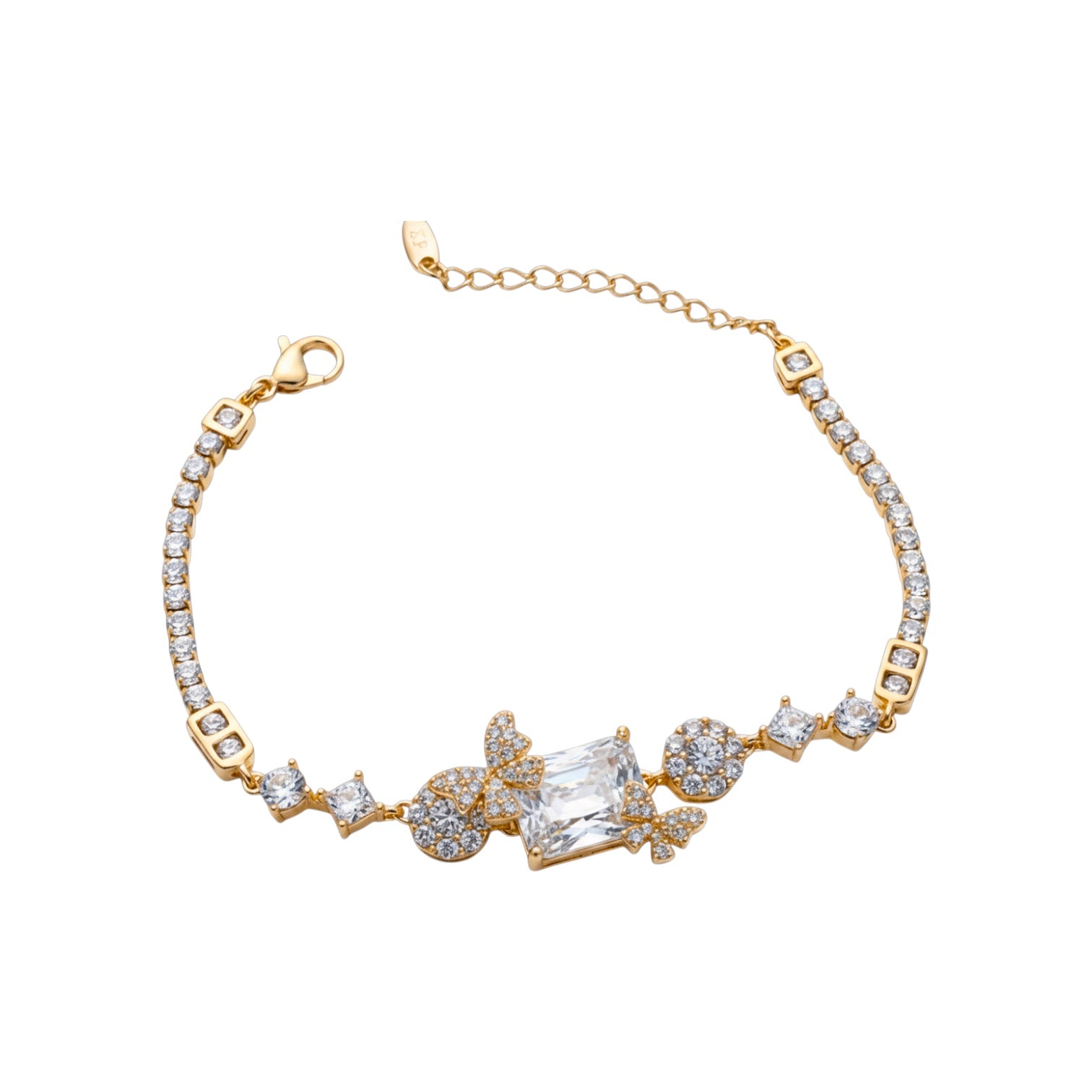 Позлатена гривна "Пролетен блясък"