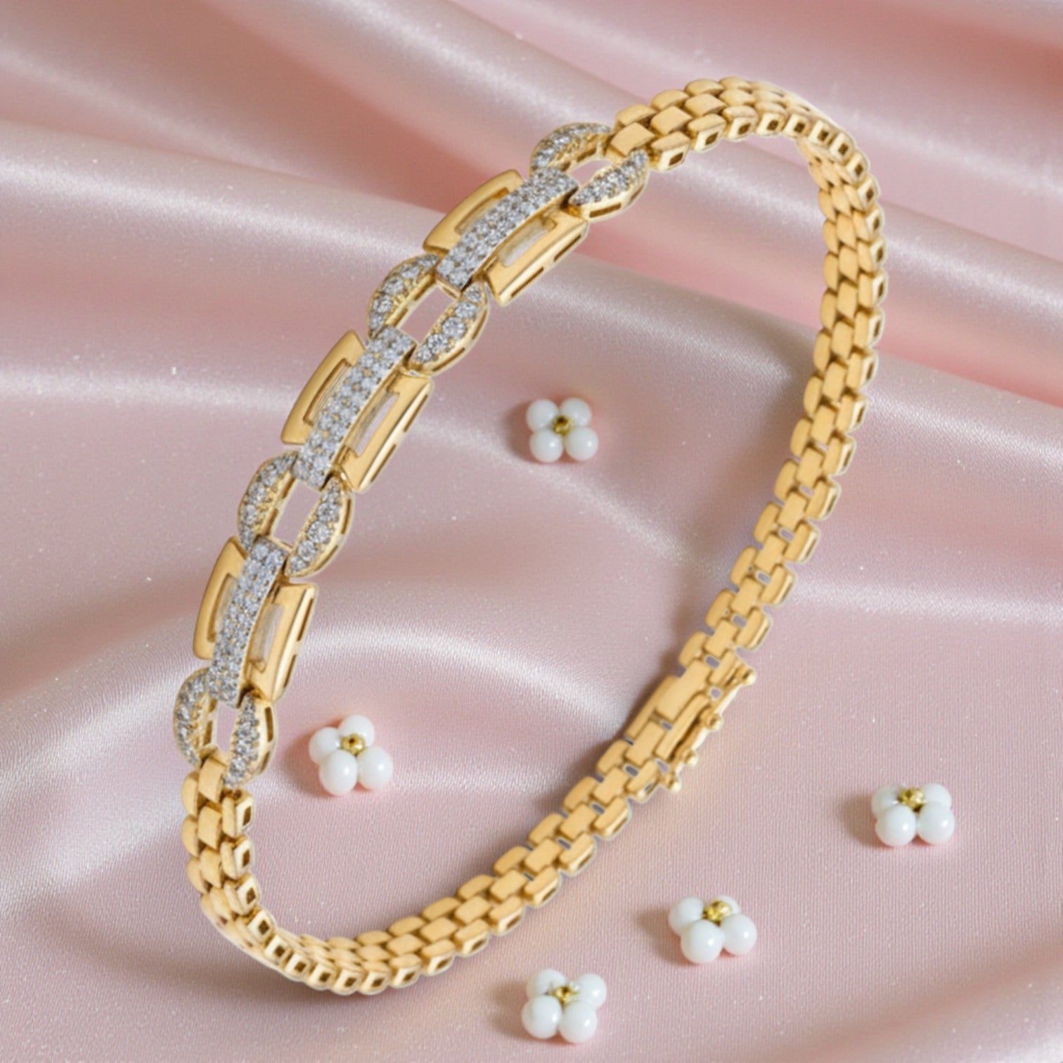 Позлатена гривна "Мароко"