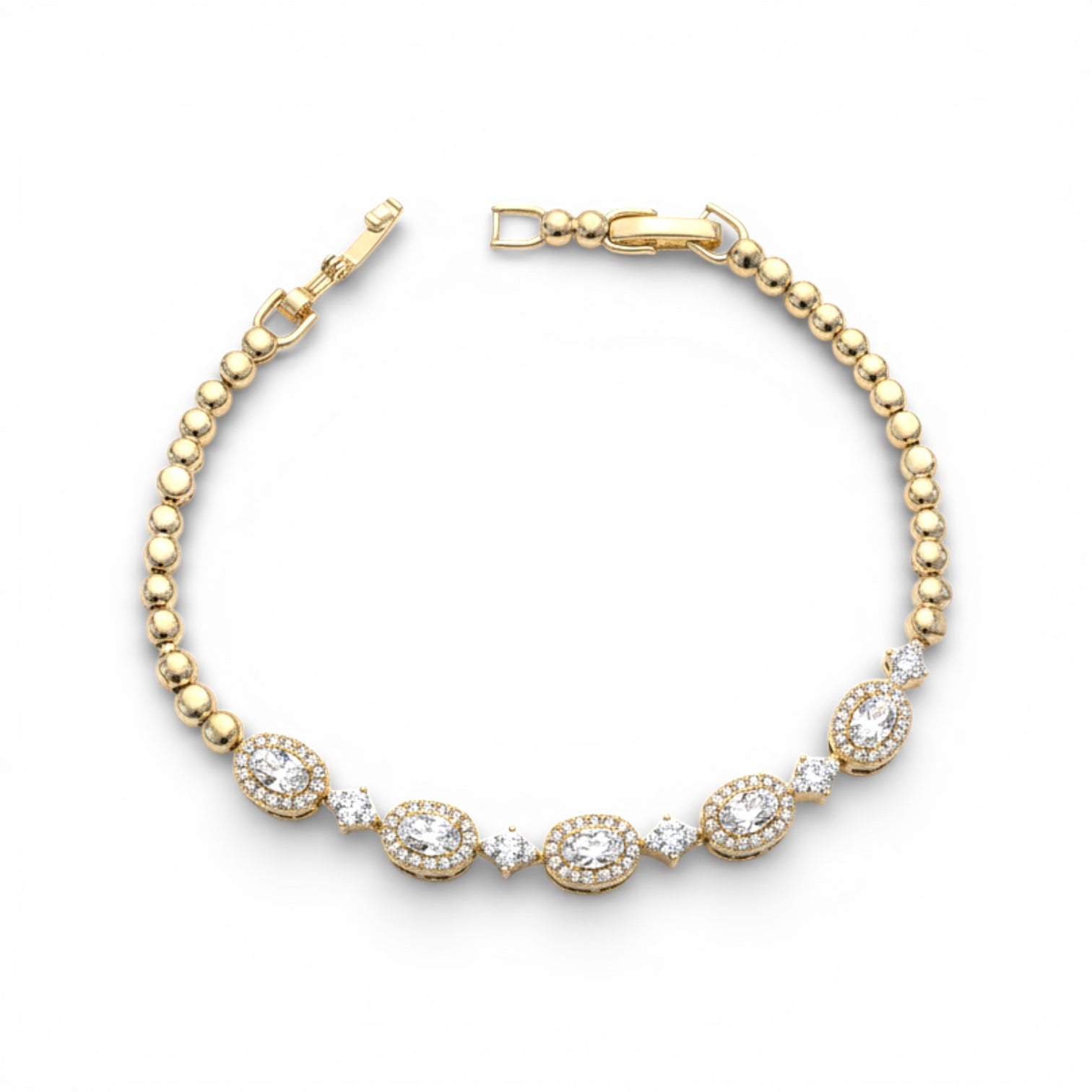 Позлатена гривна "Пролетно сияние"