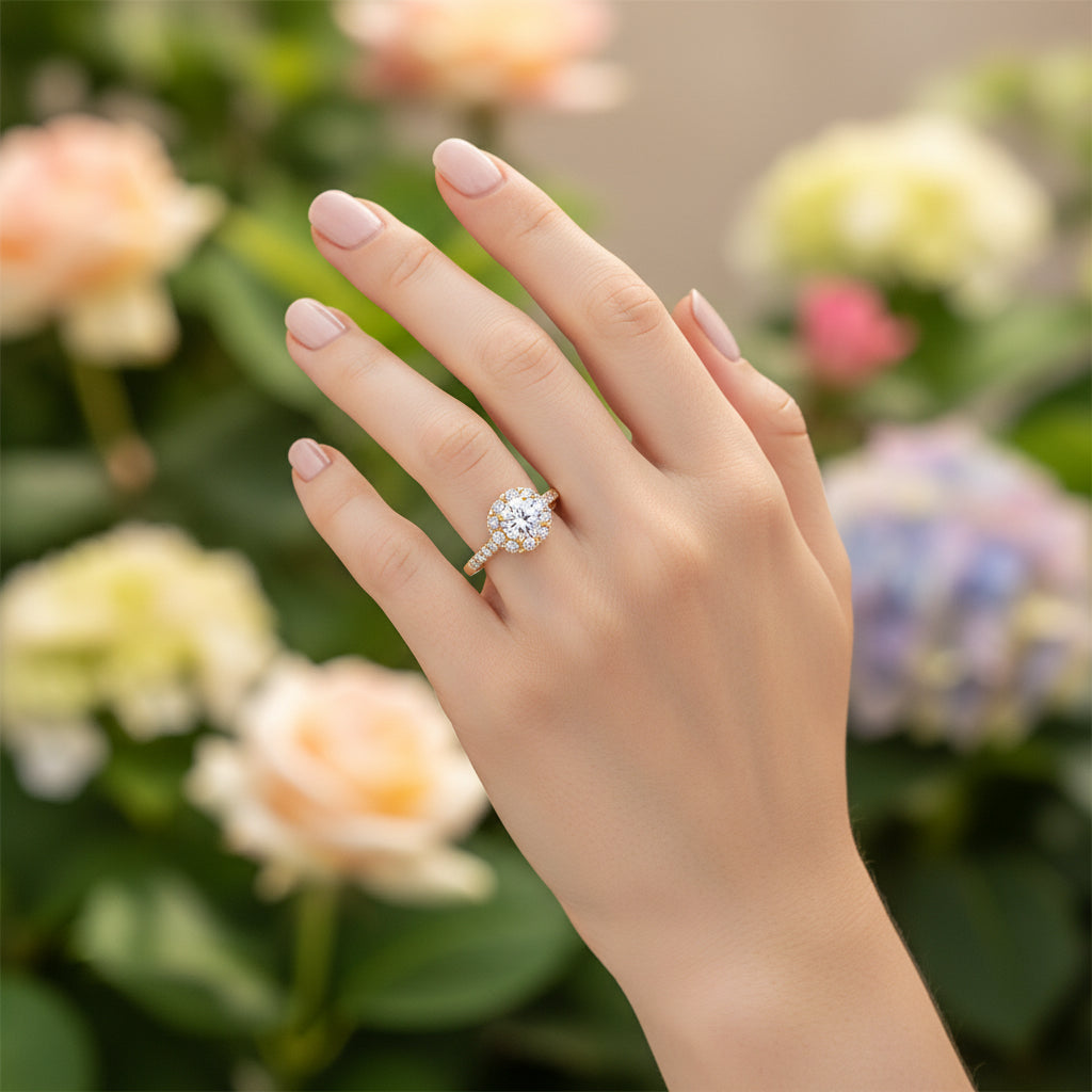 Позлатен пръстен "Лина"