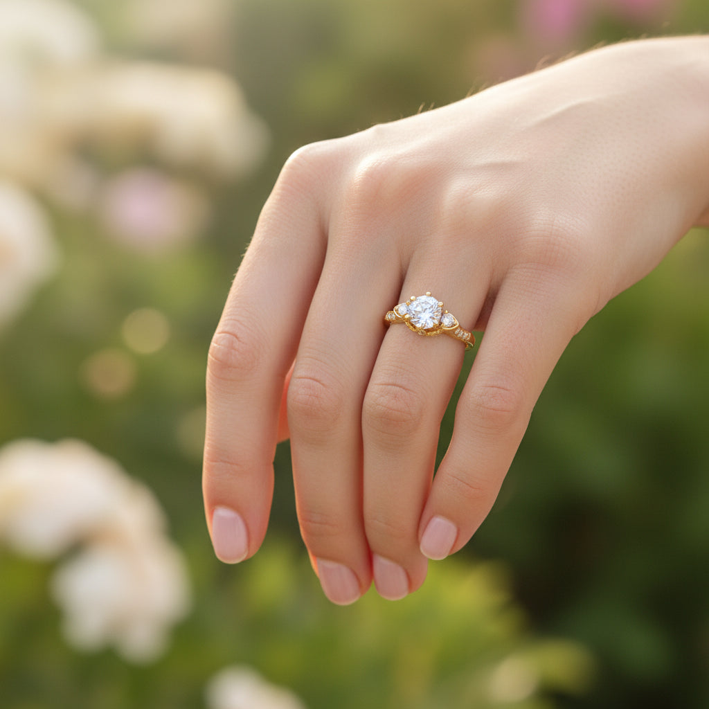 Позлатен пръстен "Лора"