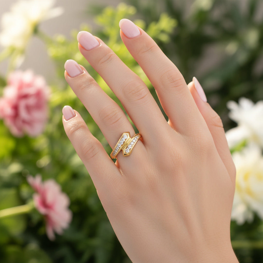 Позлатен пръстен "Ника"