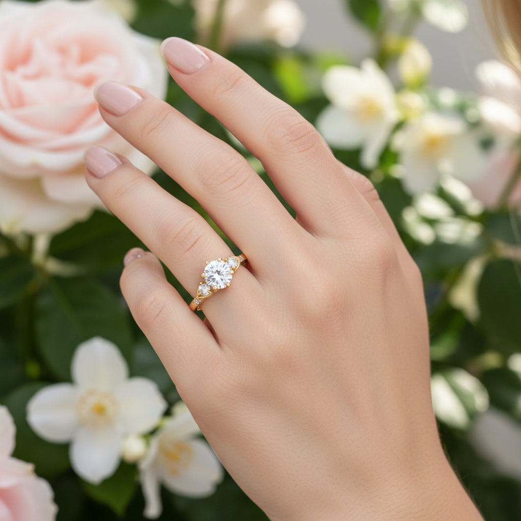 Позлатен пръстен "Лора"