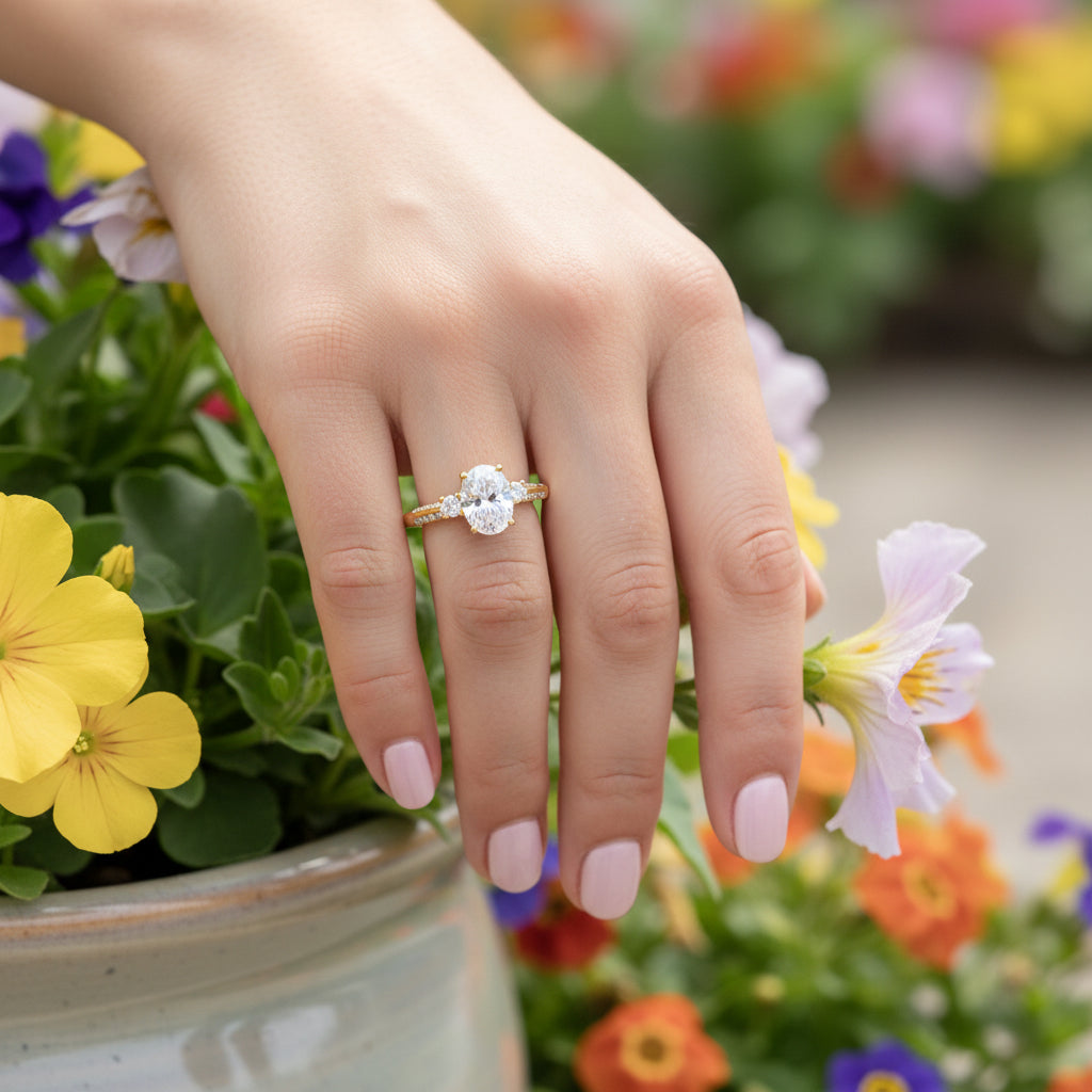 Позлатен пръстен "Зара"